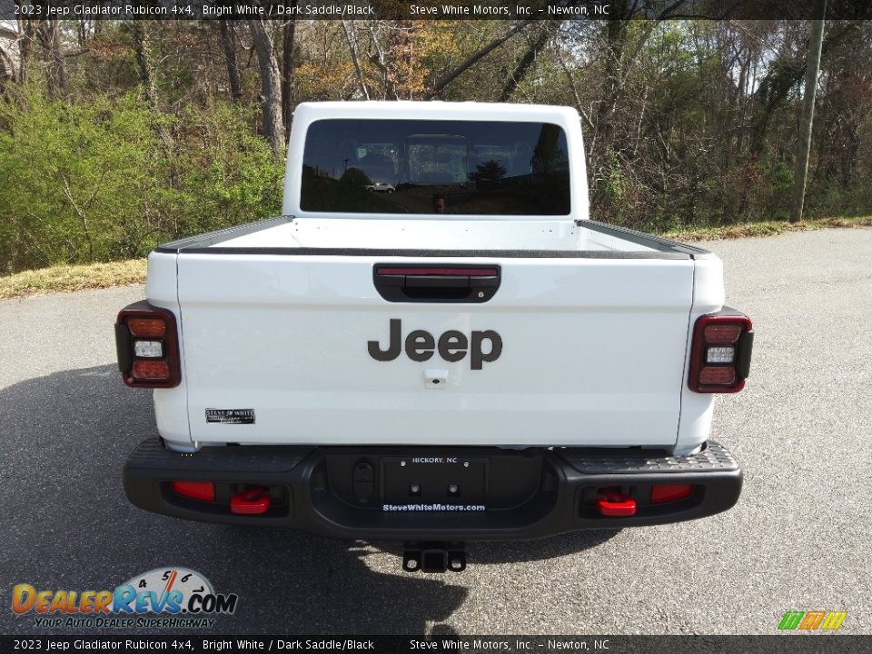 2023 Jeep Gladiator Rubicon 4x4 Bright White / Dark Saddle/Black Photo #7