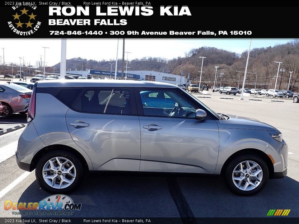 2023 Kia Soul LX Steel Gray / Black Photo #1