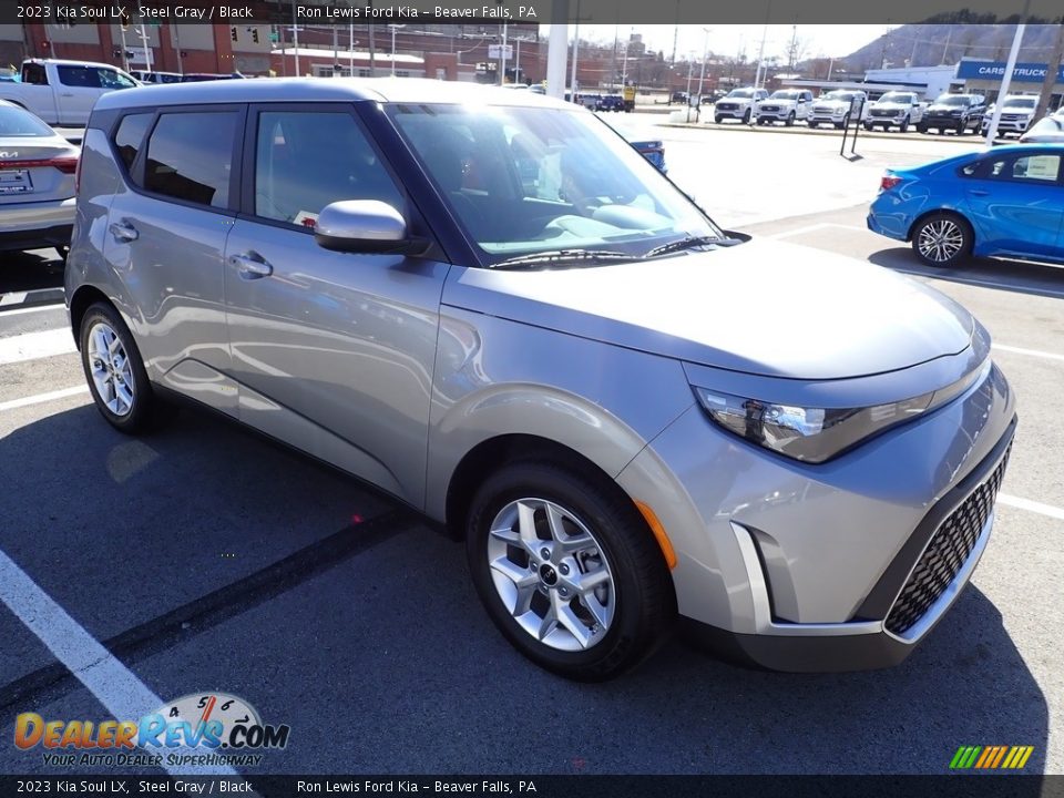 2023 Kia Soul LX Steel Gray / Black Photo #2