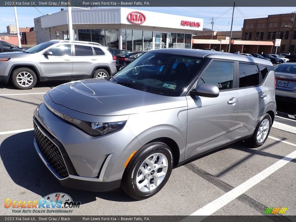 2023 Kia Soul LX Steel Gray / Black Photo #4