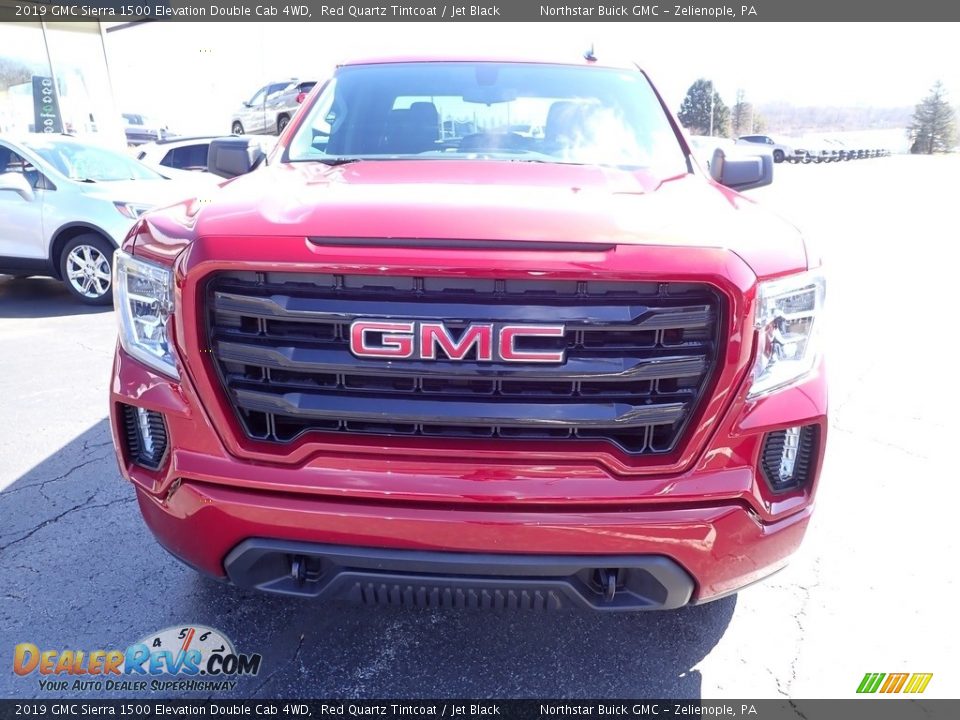 2019 GMC Sierra 1500 Elevation Double Cab 4WD Red Quartz Tintcoat / Jet Black Photo #11