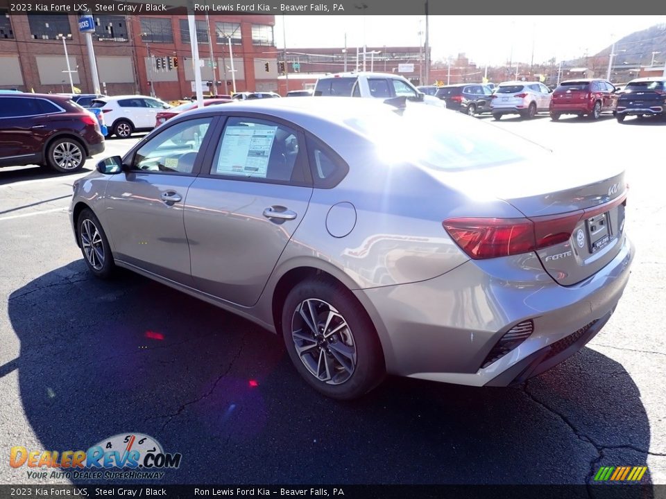 2023 Kia Forte LXS Steel Gray / Black Photo #6