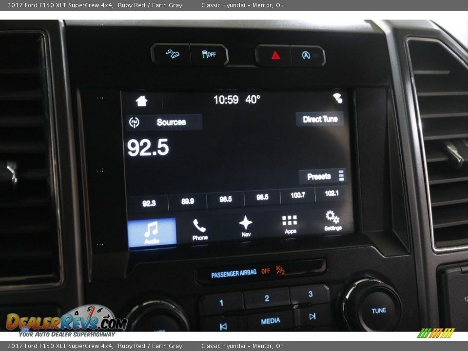 2017 Ford F150 XLT SuperCrew 4x4 Ruby Red / Earth Gray Photo #11