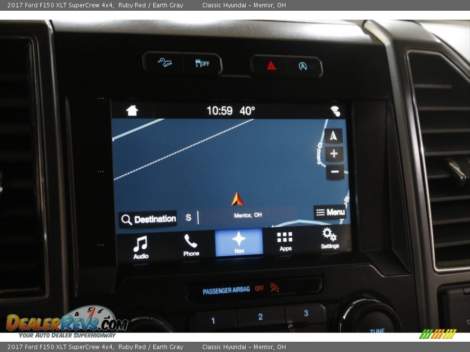 2017 Ford F150 XLT SuperCrew 4x4 Ruby Red / Earth Gray Photo #13