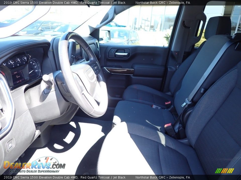 2019 GMC Sierra 1500 Elevation Double Cab 4WD Red Quartz Tintcoat / Jet Black Photo #22