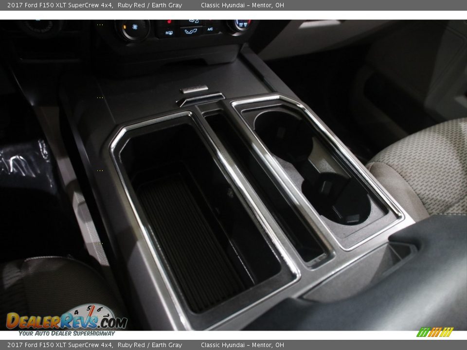 2017 Ford F150 XLT SuperCrew 4x4 Ruby Red / Earth Gray Photo #16