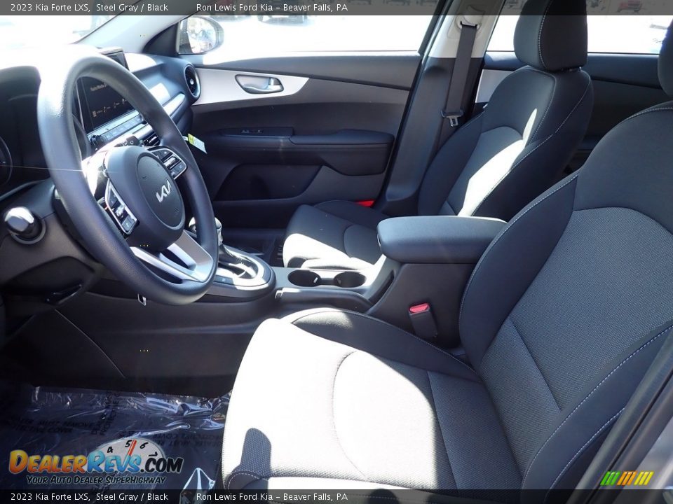 2023 Kia Forte LXS Steel Gray / Black Photo #14