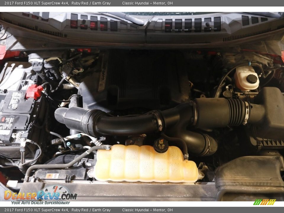 2017 Ford F150 XLT SuperCrew 4x4 Ruby Red / Earth Gray Photo #22