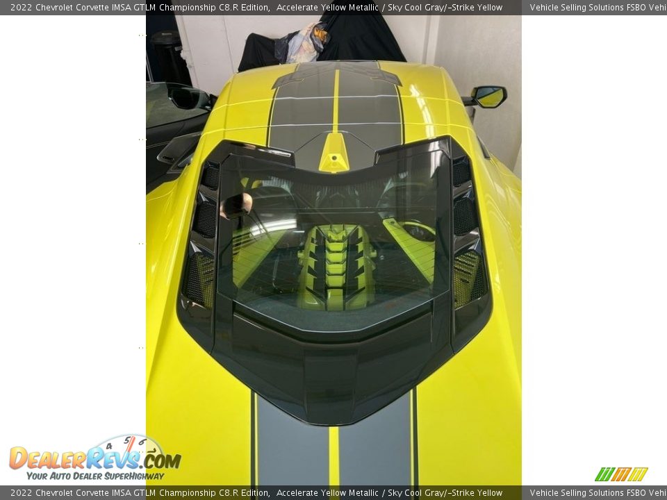Accelerate Yellow Metallic 2022 Chevrolet Corvette IMSA GTLM Championship C8.R Edition Photo #17