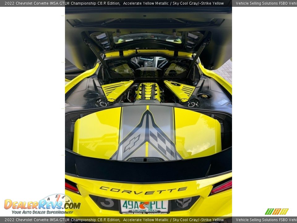 Accelerate Yellow Metallic 2022 Chevrolet Corvette IMSA GTLM Championship C8.R Edition Photo #18