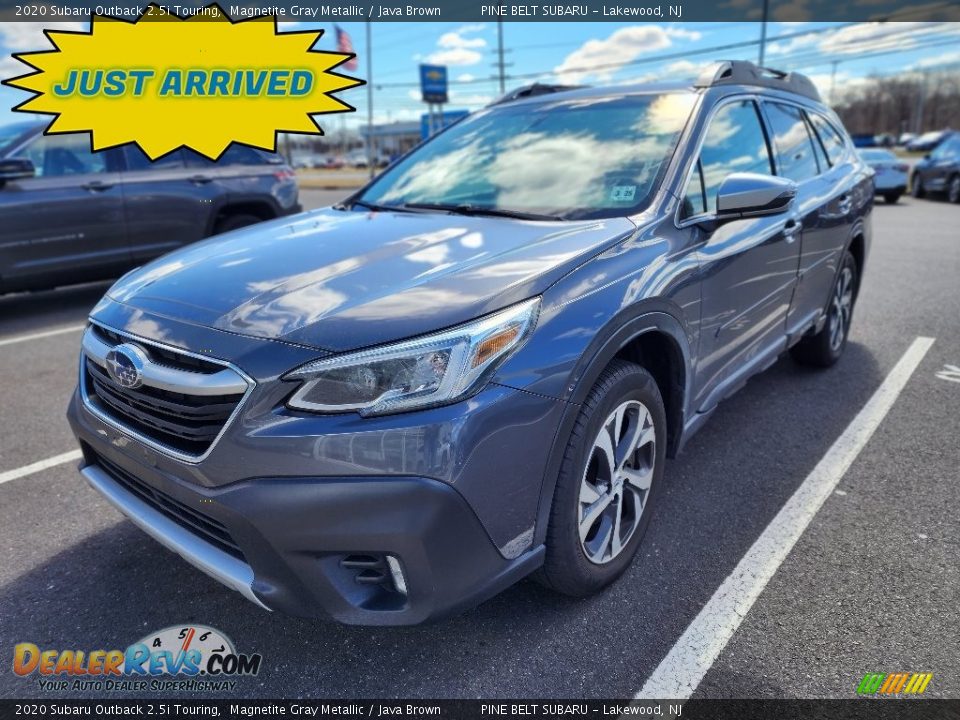 2020 Subaru Outback 2.5i Touring Magnetite Gray Metallic / Java Brown Photo #1