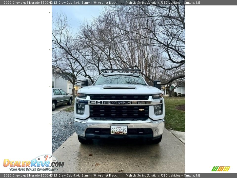 2020 Chevrolet Silverado 3500HD LT Crew Cab 4x4 Summit White / Jet Black Photo #2