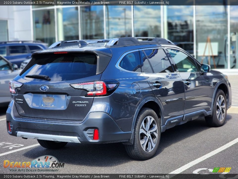 2020 Subaru Outback 2.5i Touring Magnetite Gray Metallic / Java Brown Photo #6