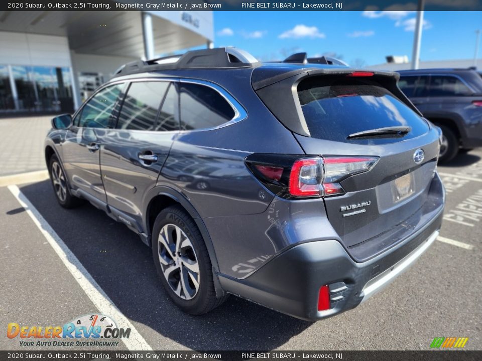2020 Subaru Outback 2.5i Touring Magnetite Gray Metallic / Java Brown Photo #8