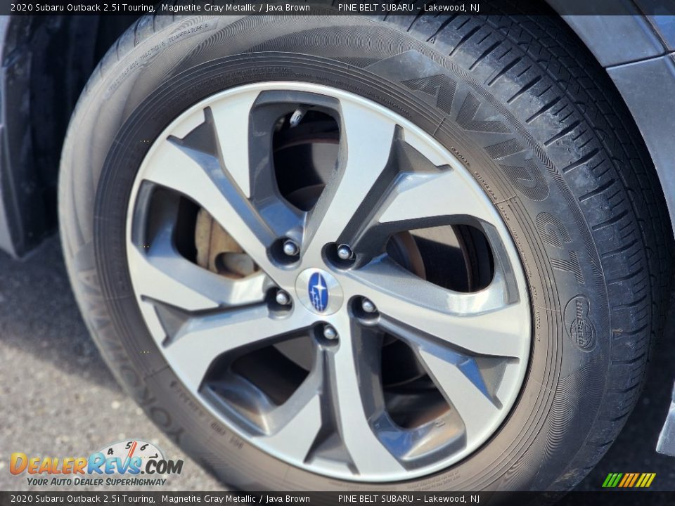 2020 Subaru Outback 2.5i Touring Magnetite Gray Metallic / Java Brown Photo #9