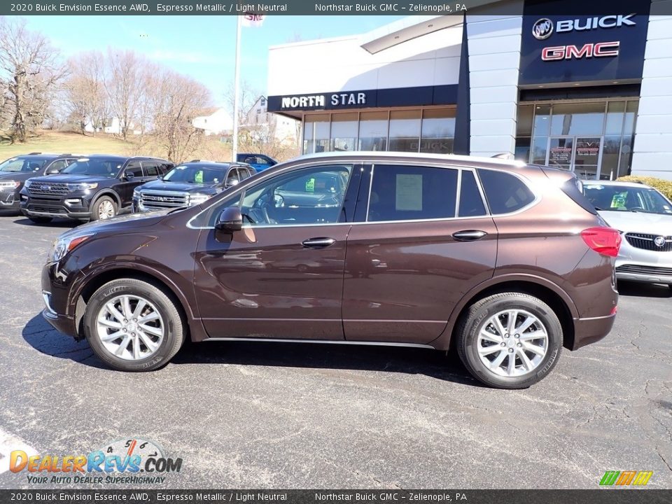 2020 Buick Envision Essence AWD Espresso Metallic / Light Neutral Photo #2