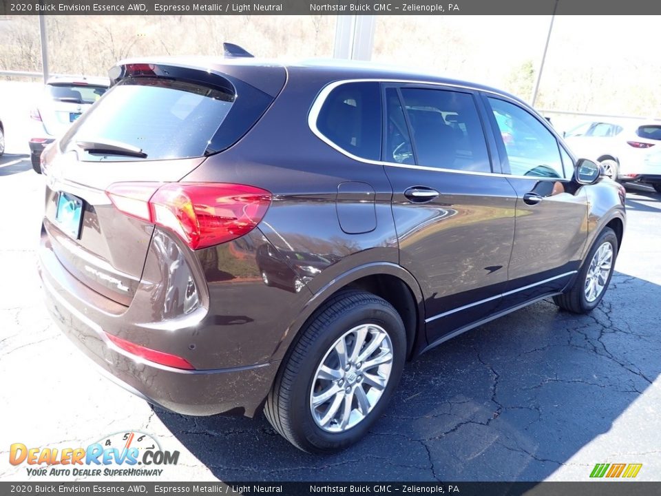 2020 Buick Envision Essence AWD Espresso Metallic / Light Neutral Photo #6