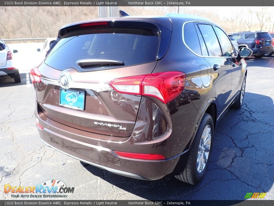 2020 Buick Envision Essence AWD Espresso Metallic / Light Neutral Photo #7