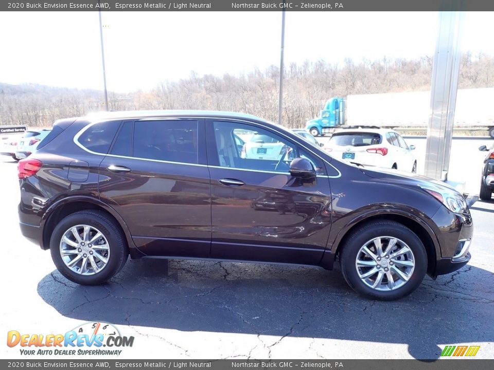 2020 Buick Envision Essence AWD Espresso Metallic / Light Neutral Photo #8