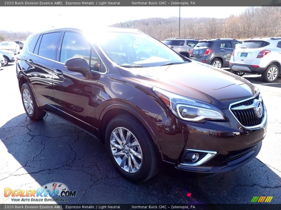 2020 Buick Envision Essence AWD Espresso Metallic / Light Neutral Photo #9