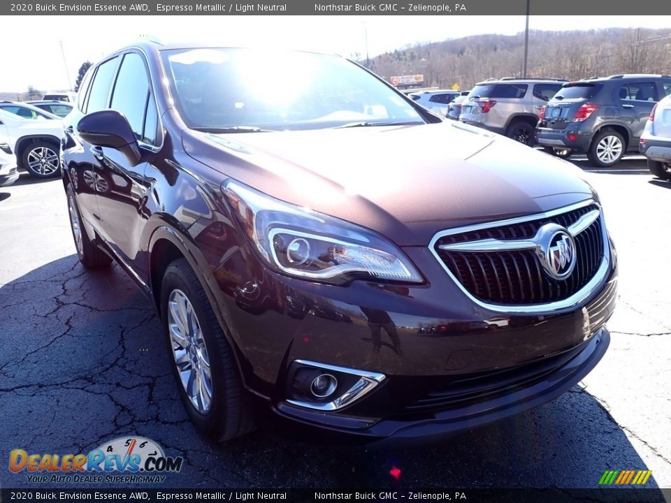 2020 Buick Envision Essence AWD Espresso Metallic / Light Neutral Photo #10