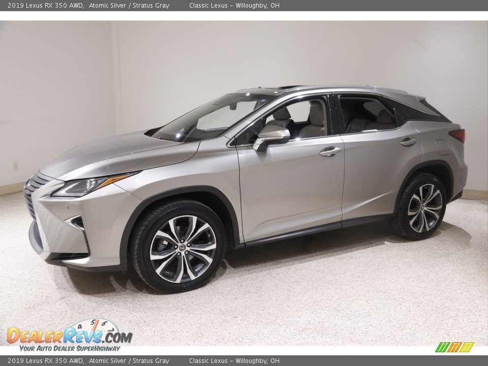 2019 Lexus RX 350 AWD Atomic Silver / Stratus Gray Photo #3