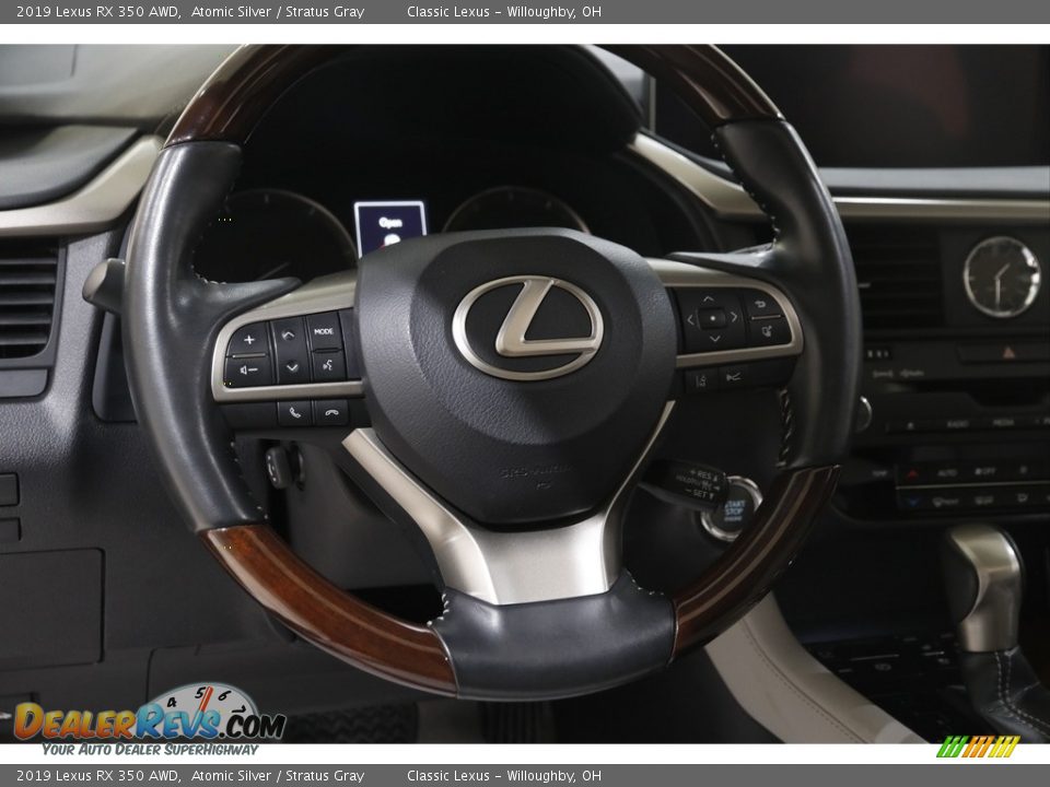 2019 Lexus RX 350 AWD Atomic Silver / Stratus Gray Photo #7