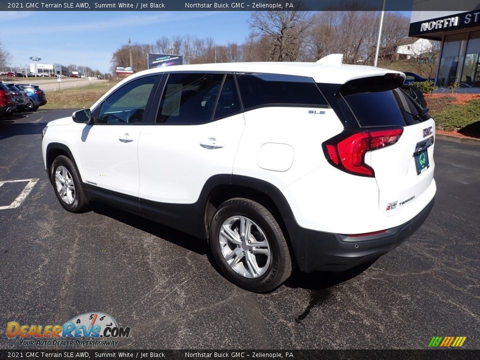 2021 GMC Terrain SLE AWD Summit White / Jet Black Photo #3