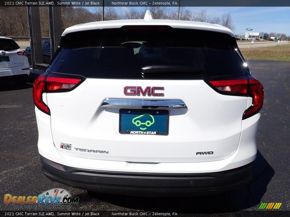 2021 GMC Terrain SLE AWD Summit White / Jet Black Photo #5