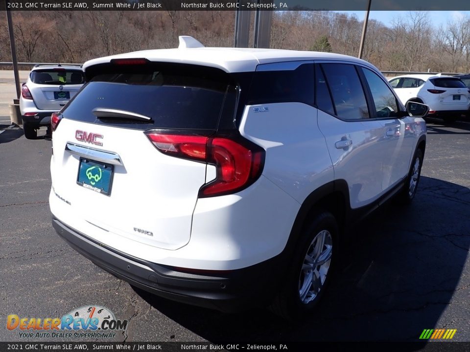 2021 GMC Terrain SLE AWD Summit White / Jet Black Photo #6