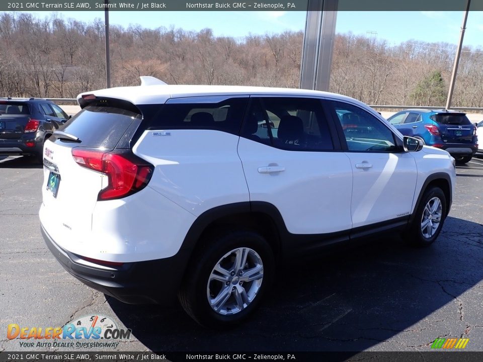 2021 GMC Terrain SLE AWD Summit White / Jet Black Photo #7