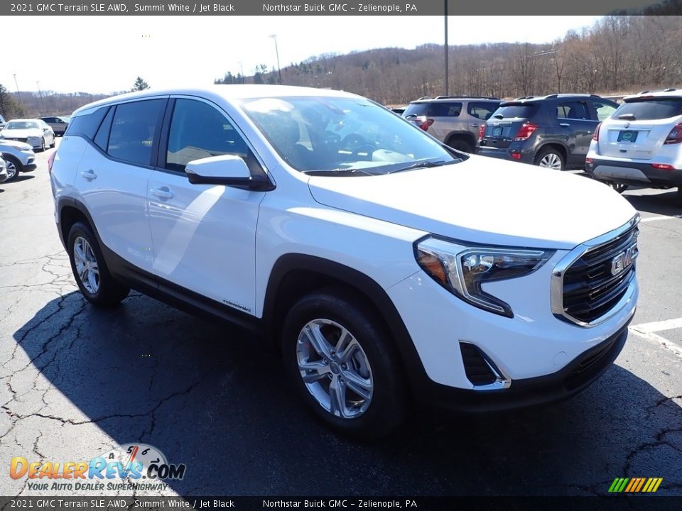 2021 GMC Terrain SLE AWD Summit White / Jet Black Photo #9