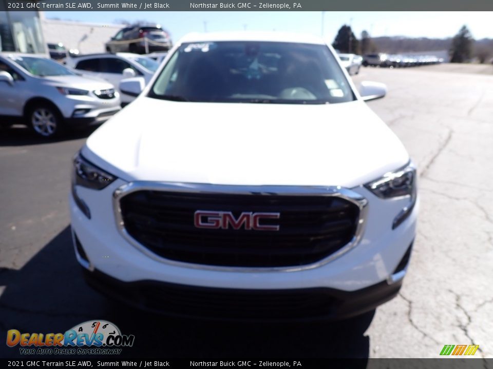 2021 GMC Terrain SLE AWD Summit White / Jet Black Photo #11