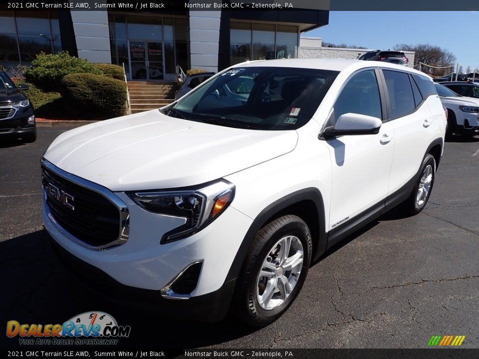 2021 GMC Terrain SLE AWD Summit White / Jet Black Photo #12