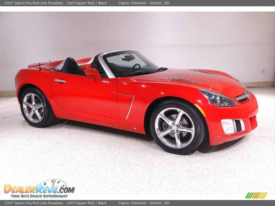 2007 Saturn Sky Red Line Roadster Chili Pepper Red / Black Photo #1