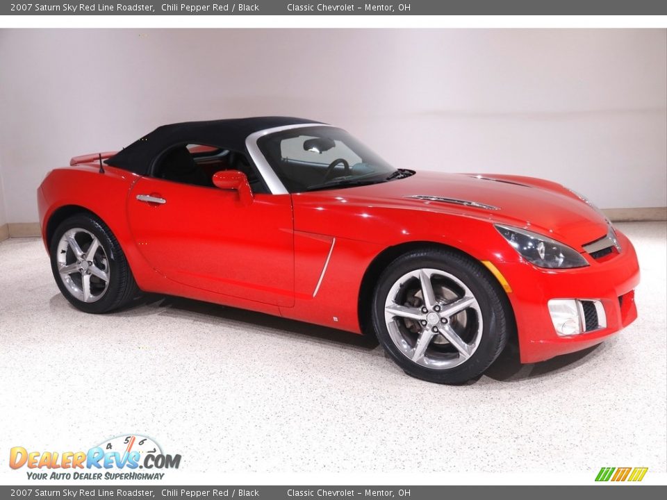 2007 Saturn Sky Red Line Roadster Chili Pepper Red / Black Photo #2