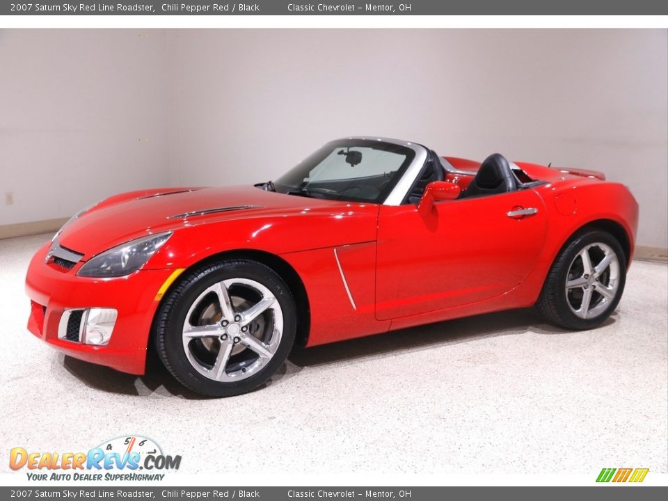 2007 Saturn Sky Red Line Roadster Chili Pepper Red / Black Photo #4