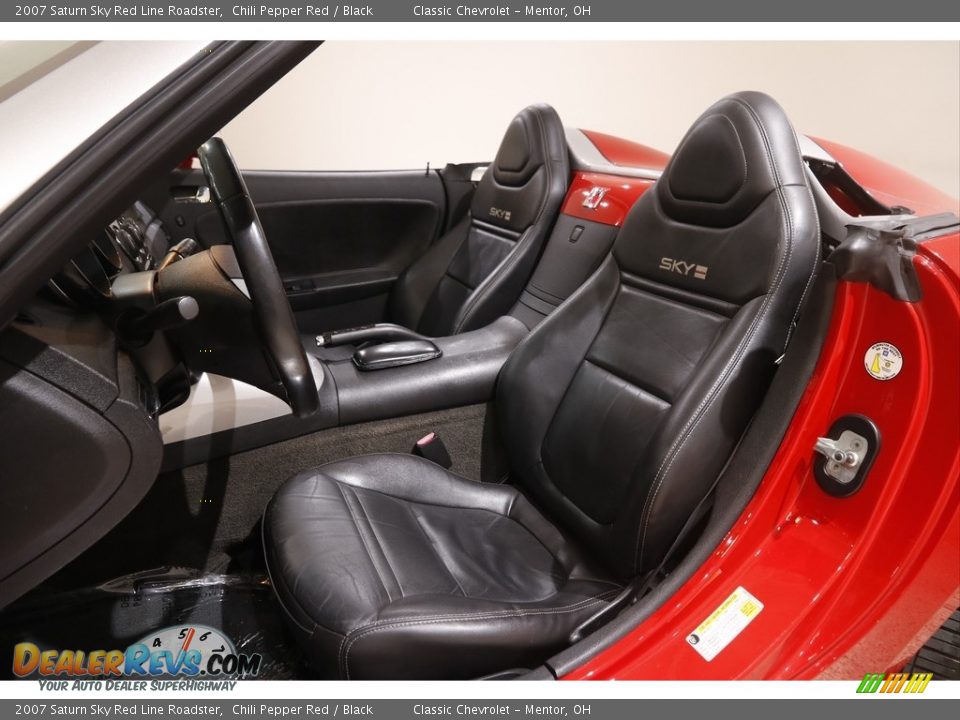 2007 Saturn Sky Red Line Roadster Chili Pepper Red / Black Photo #6