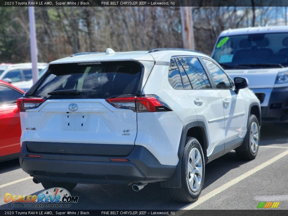 2020 Toyota RAV4 LE AWD Super White / Black Photo #3