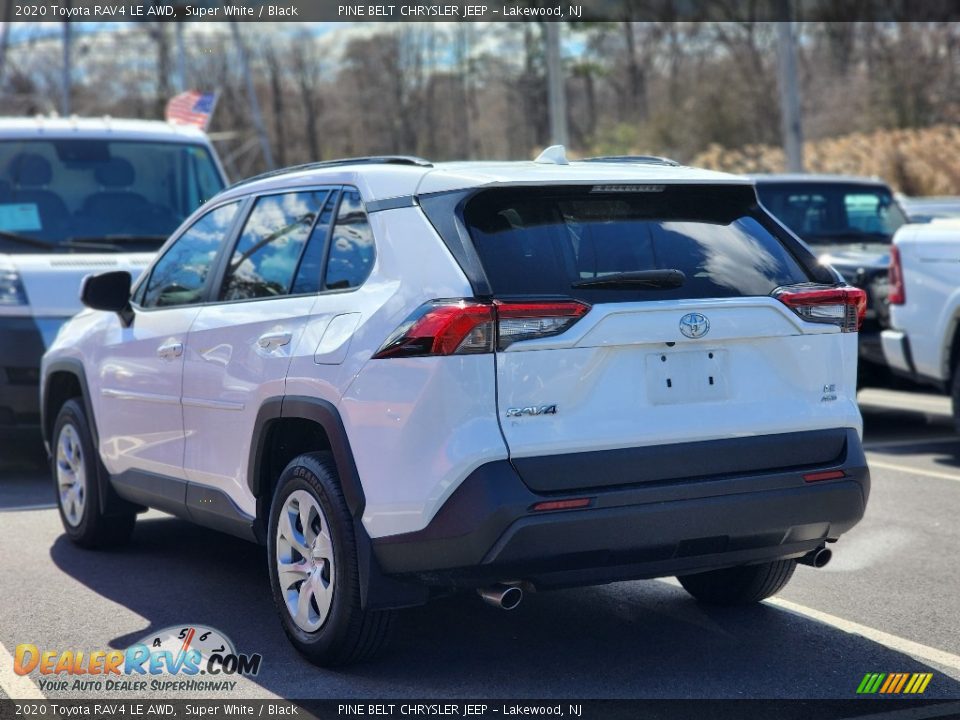 2020 Toyota RAV4 LE AWD Super White / Black Photo #6