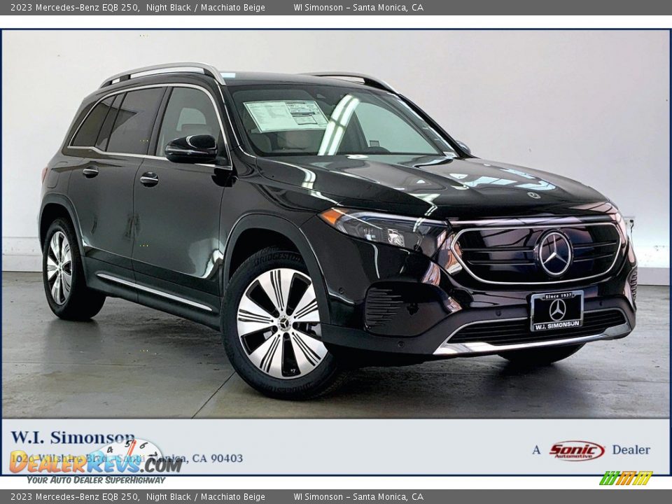 2023 Mercedes-Benz EQB 250 Night Black / Macchiato Beige Photo #1