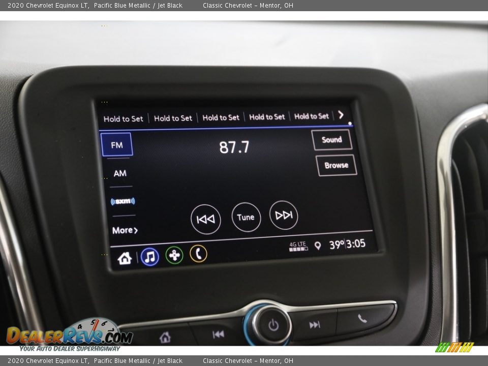 2020 Chevrolet Equinox LT Pacific Blue Metallic / Jet Black Photo #10