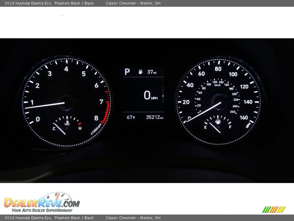 2019 Hyundai Elantra Eco Gauges Photo #8