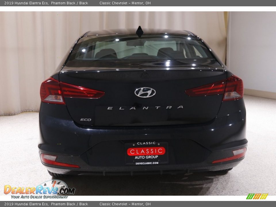 2019 Hyundai Elantra Eco Phantom Black / Black Photo #19