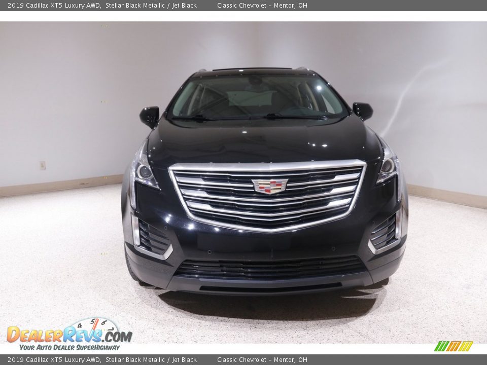 2019 Cadillac XT5 Luxury AWD Stellar Black Metallic / Jet Black Photo #2