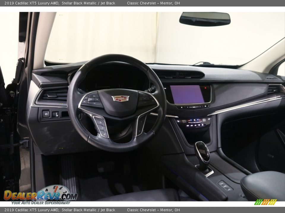 2019 Cadillac XT5 Luxury AWD Stellar Black Metallic / Jet Black Photo #6