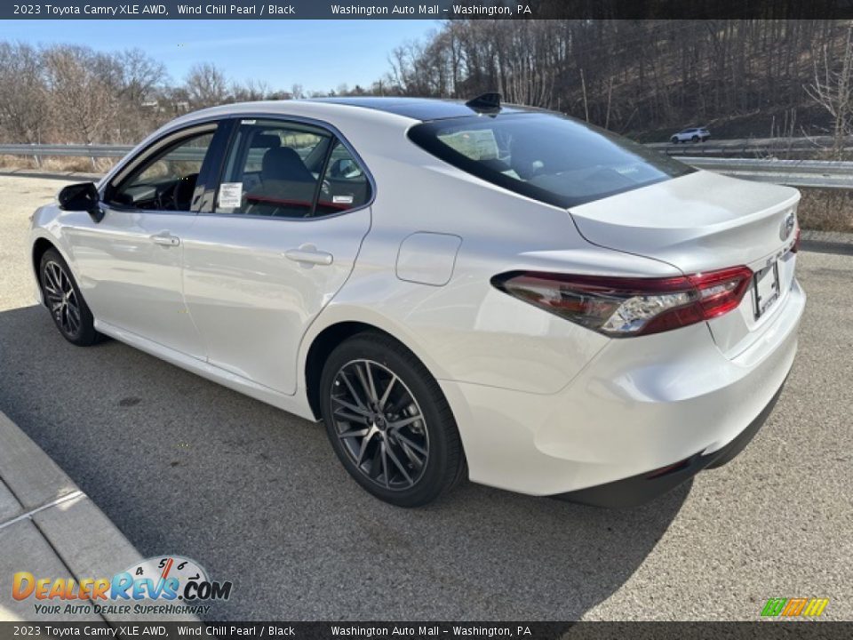 2023 Toyota Camry XLE AWD Wind Chill Pearl / Black Photo #2