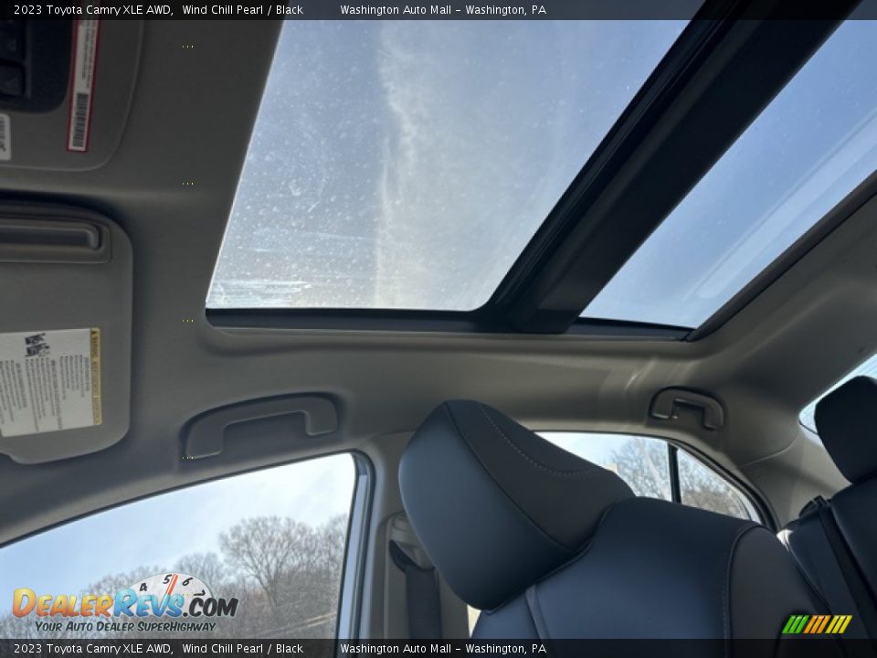 2023 Toyota Camry XLE AWD Wind Chill Pearl / Black Photo #14