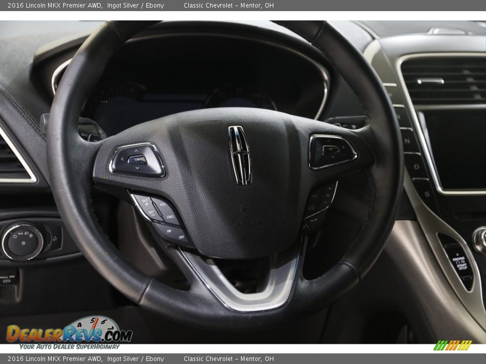 2016 Lincoln MKX Premier AWD Steering Wheel Photo #8