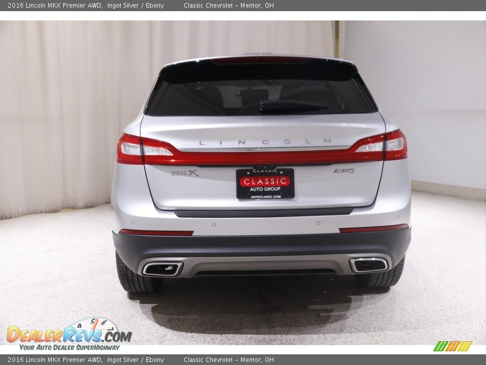 2016 Lincoln MKX Premier AWD Ingot Silver / Ebony Photo #22